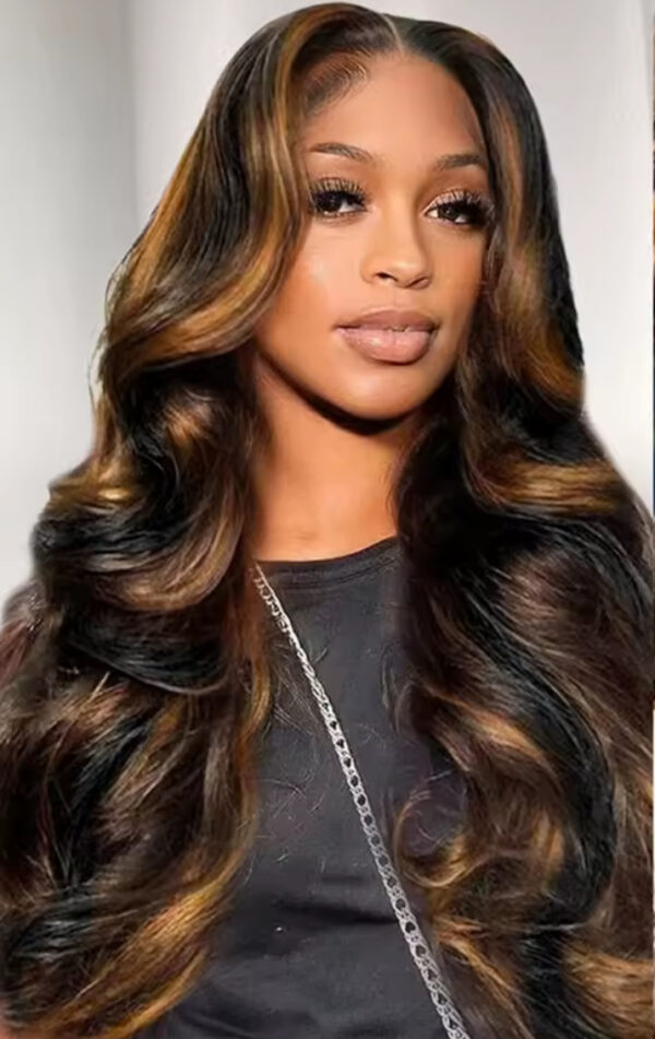 22” 13x4 HD lace synthetic wig - Image 1