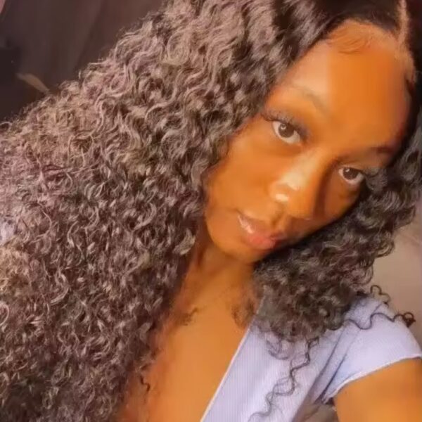 200% Kinky Curly 4C Edges Curly Baby Hair Lace Wigs Human Hair 13x6 HD Lace Frontal Wig Deep Wave Curly Lace Front