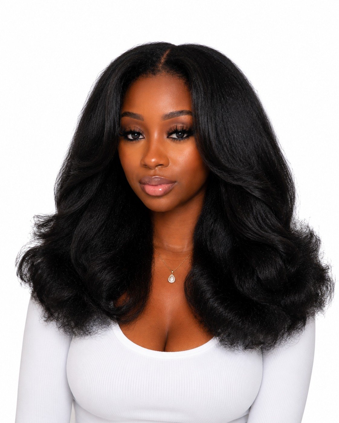 WhatsApp Image 2026-05-29 at 9.33.07 PM HD natural Kinky Glueless wig - Image 1
